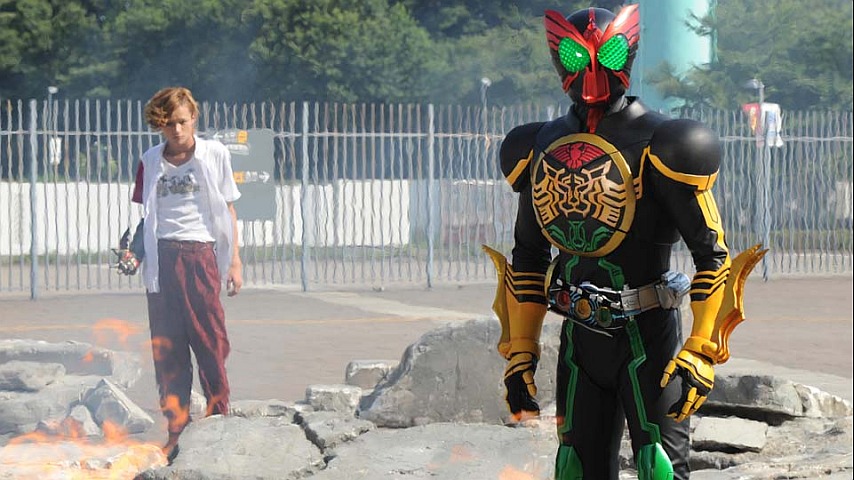 仮面ライダージオウ 小田原城でジオウの撮影が ゲイツ ゲンムアーマーとアナザーオーズが対決 画像追加