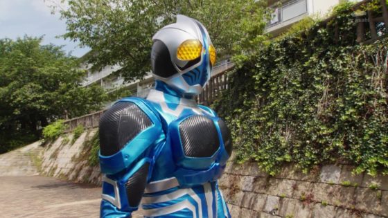 仮面ライダージオウ 明日のパンツで湊ミハルが仮面ライダーアクアに変身 アナザードライブと対決