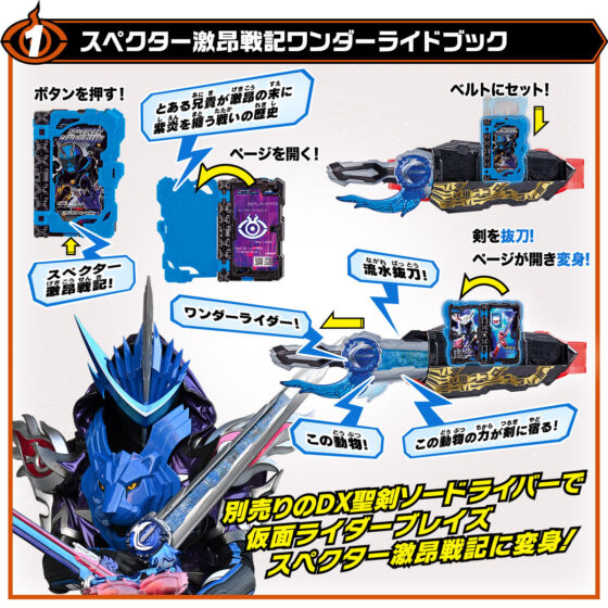 仮面ライダーゴースト Dxスペクター激昂戦記wrb カノンスペクター 友情バーストゴーストアイコン が受注開始