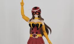 <span  岡田ユリコ (電波人間タックルver.)』の彩色モデルが展示中！あの爆乳も再現ｗ</span>